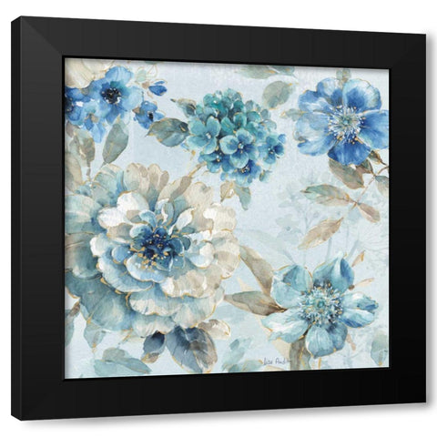 Indigold IX Black Modern Wood Framed Art Print by Audit, Lisa