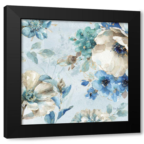 Indigold X Black Modern Wood Framed Art Print by Audit, Lisa