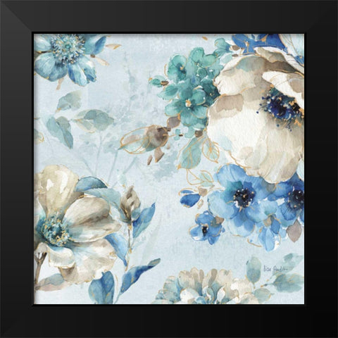 Indigold X Black Modern Wood Framed Art Print by Audit, Lisa