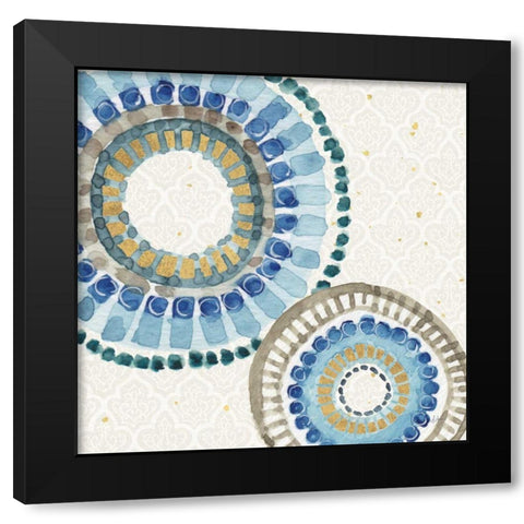 Indigold XVI Black Modern Wood Framed Art Print with Double Matting by Audit, Lisa