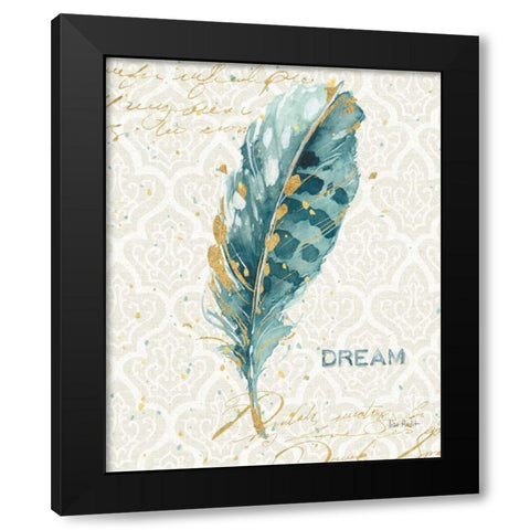 Indigold XIX Black Modern Wood Framed Art Print with Double Matting by Audit, Lisa