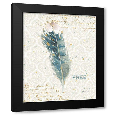 Indigold XX Black Modern Wood Framed Art Print by Audit, Lisa