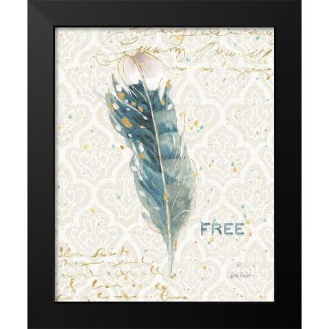 Indigold XX Black Modern Wood Framed Art Print by Audit, Lisa