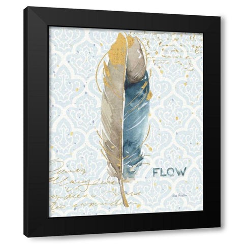 Indigold XXI Black Modern Wood Framed Art Print by Audit, Lisa