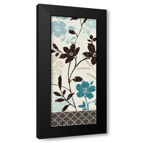 Botanical Touch I Black Modern Wood Framed Art Print with Double Matting by Audit, Lisa