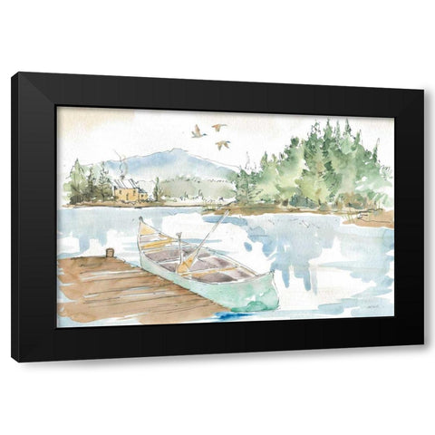 Lakehouse I Black Modern Wood Framed Art Print by Tavoletti, Anne