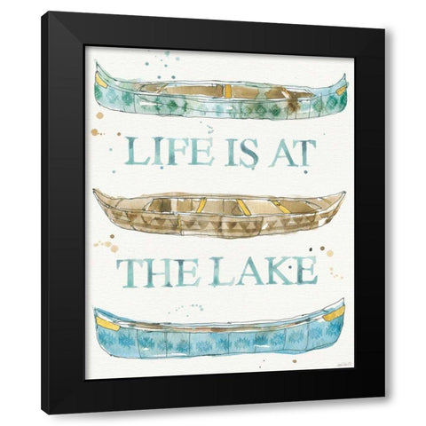 Lakehouse IV Black Modern Wood Framed Art Print by Tavoletti, Anne