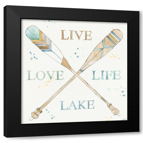Lakehouse V Black Modern Wood Framed Art Print with Double Matting by Tavoletti, Anne