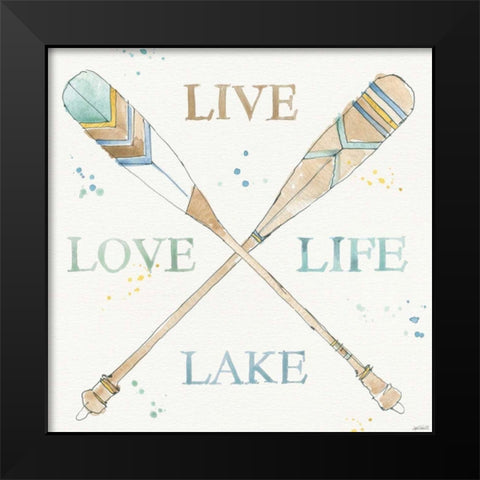 Lakehouse V Black Modern Wood Framed Art Print by Tavoletti, Anne