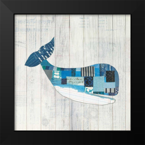 Wind and Waves II Nautical Black Modern Wood Framed Art Print by Prahl, Courtney
