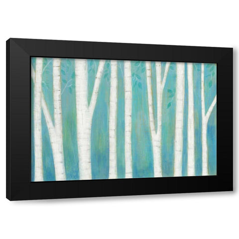 Spring Woods Black Modern Wood Framed Art Print with Double Matting by Averinos, Melissa