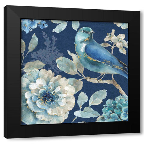 Indigold XXIII Black Modern Wood Framed Art Print by Audit, Lisa