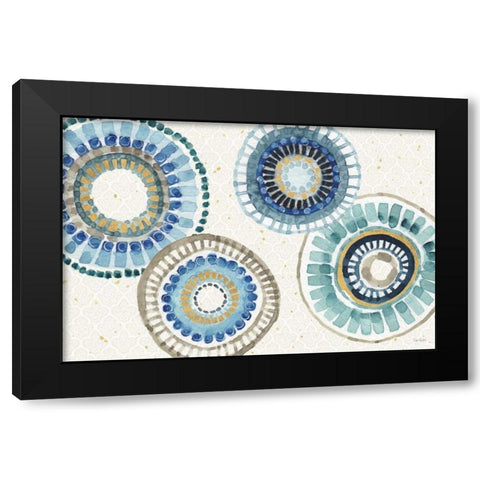 Indigold XXV Black Modern Wood Framed Art Print by Audit, Lisa
