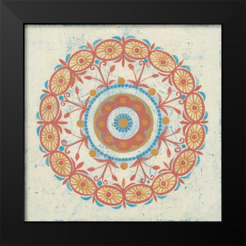 Lakai Circle I Black Modern Wood Framed Art Print by Lovell, Kathrine