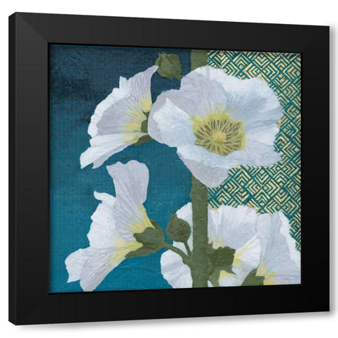 Soft Evening II indigo Black Modern Wood Framed Art Print by Lovell, Kathrine