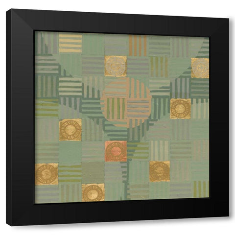 August Evening II Black Modern Wood Framed Art Print with Double Matting by Lovell, Kathrine
