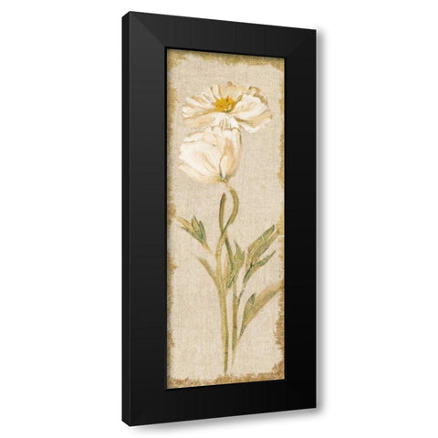 Cosmo Panel on White Vintage Black Modern Wood Framed Art Print with Double Matting by Blum, Cheri