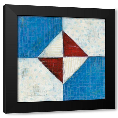 Modern Americana III Black Modern Wood Framed Art Print with Double Matting by Averinos, Melissa