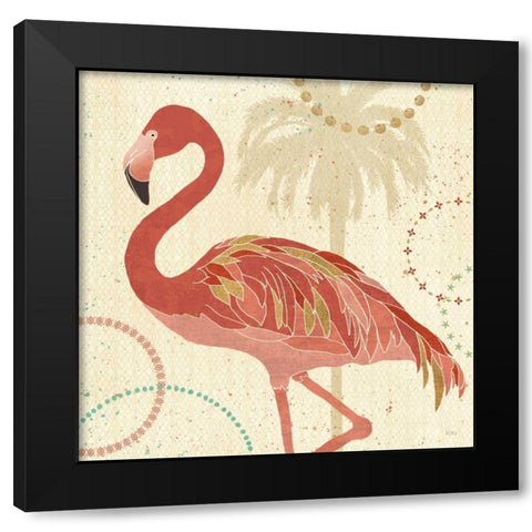 Gulf Stream II Black Modern Wood Framed Art Print by Charron, Veronique