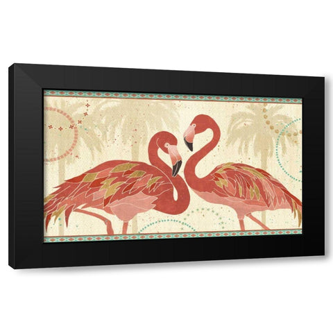 Gulf Stream V Black Modern Wood Framed Art Print by Charron, Veronique