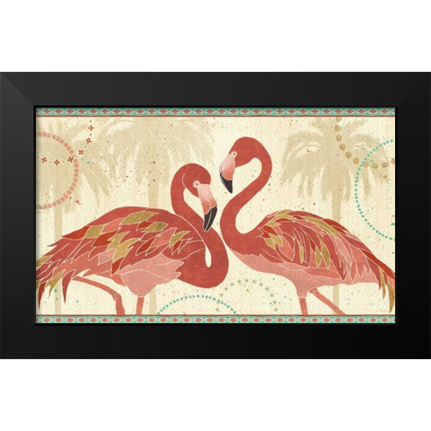 Gulf Stream V Black Modern Wood Framed Art Print by Charron, Veronique