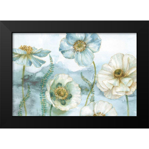 My Greenhouse Flowers X Black Modern Wood Framed Art Print by Audit, Lisa