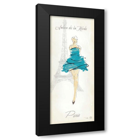 Fashion Lady I Black Modern Wood Framed Art Print by Tillmon, Avery