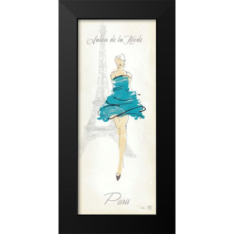 Fashion Lady I Black Modern Wood Framed Art Print by Tillmon, Avery