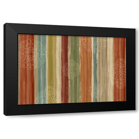 Mumbai Rainbow I Black Modern Wood Framed Art Print with Double Matting by Brissonnet, Daphne