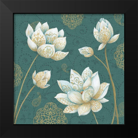 Lotus Dream IVB Black Modern Wood Framed Art Print by Brissonnet, Daphne