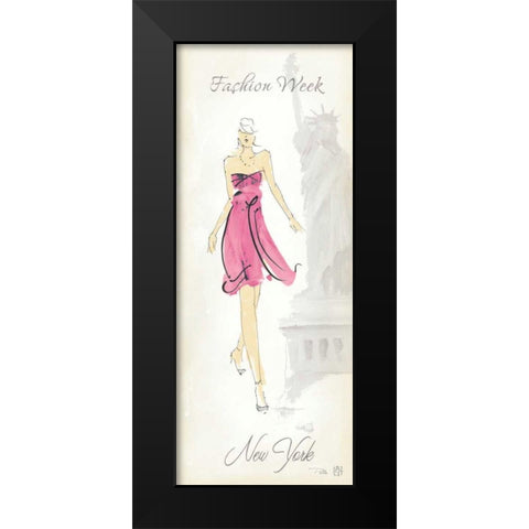 Fashion Lady II Black Modern Wood Framed Art Print by Tillmon, Avery