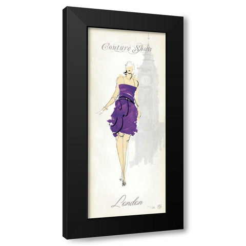 Fashion Lady III Black Modern Wood Framed Art Print by Tillmon, Avery