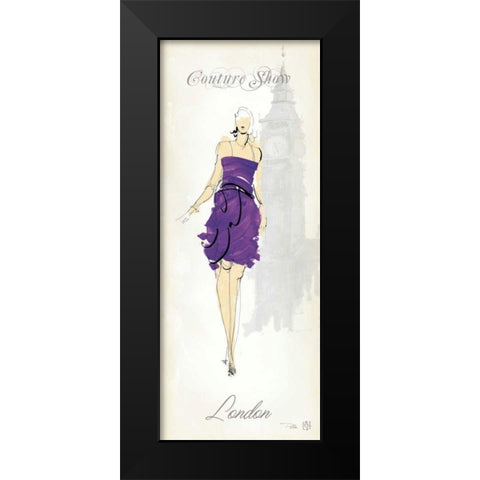 Fashion Lady III Black Modern Wood Framed Art Print by Tillmon, Avery