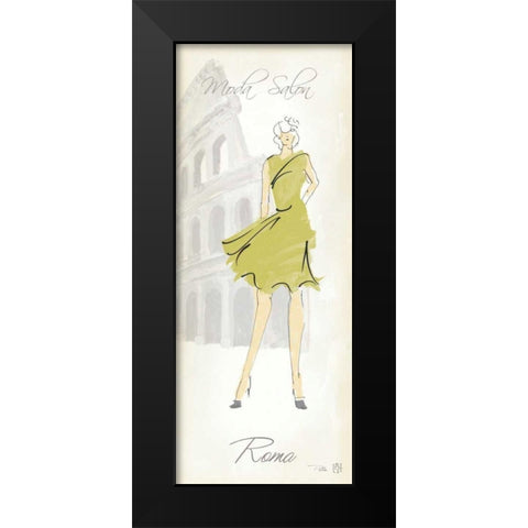 Fashion Lady IV Black Modern Wood Framed Art Print by Tillmon, Avery