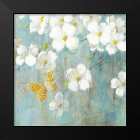 Spring Dream IV Black Modern Wood Framed Art Print by Nai, Danhui