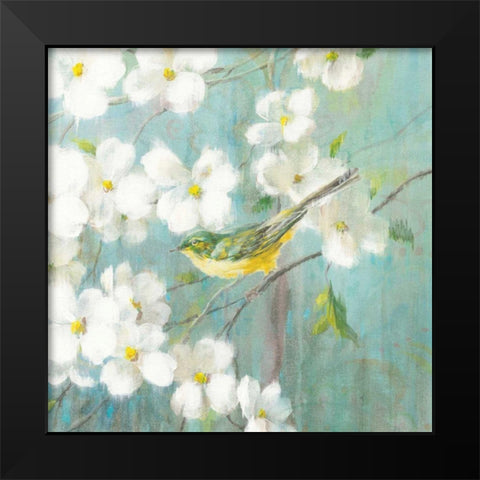 Spring Dream VI Black Modern Wood Framed Art Print by Nai, Danhui