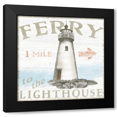 Seaside Life IV Black Modern Wood Framed Art Print by Schlabach, Sue
