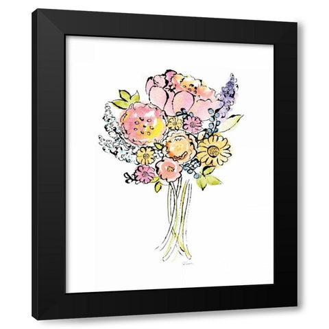 Girlfriends Cabin II Black Modern Wood Framed Art Print with Double Matting by Schlabach, Sue