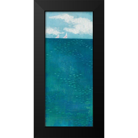 Out For a Sail Black Modern Wood Framed Art Print by Averinos, Melissa