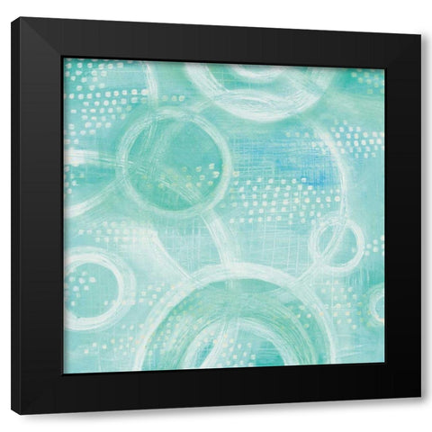 Going in Circles II Black Modern Wood Framed Art Print by Averinos, Melissa