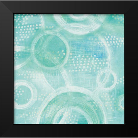 Going in Circles II Black Modern Wood Framed Art Print by Averinos, Melissa