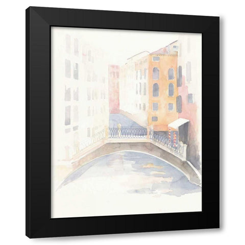Venice Crosswalk Black Modern Wood Framed Art Print with Double Matting by Tillmon, Avery