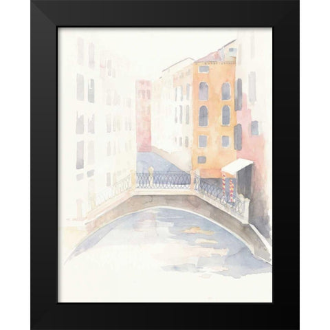 Venice Crosswalk Black Modern Wood Framed Art Print by Tillmon, Avery