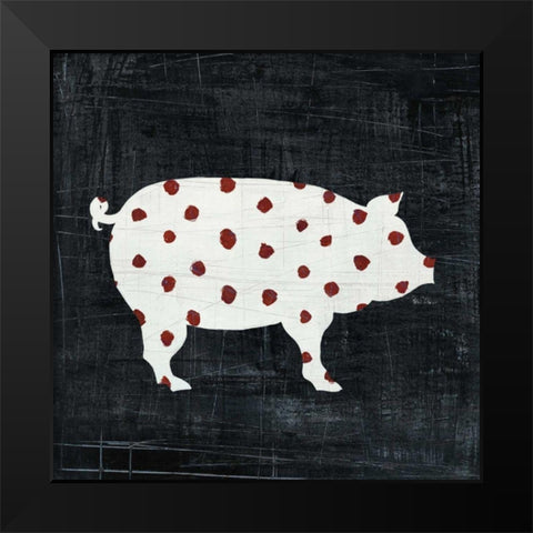 Modern Americana Farm I Black Modern Wood Framed Art Print by Averinos, Melissa