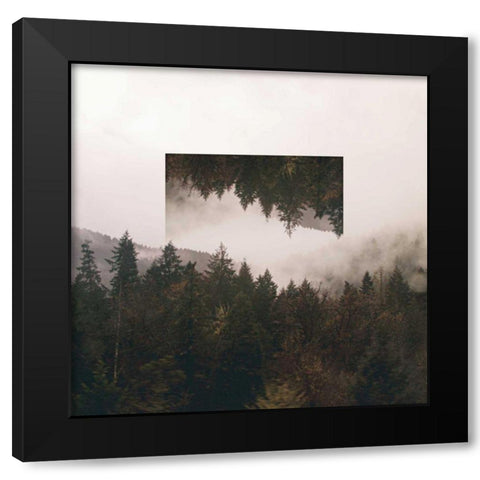 Reflected Landscape I Black Modern Wood Framed Art Print by Marshall, Laura