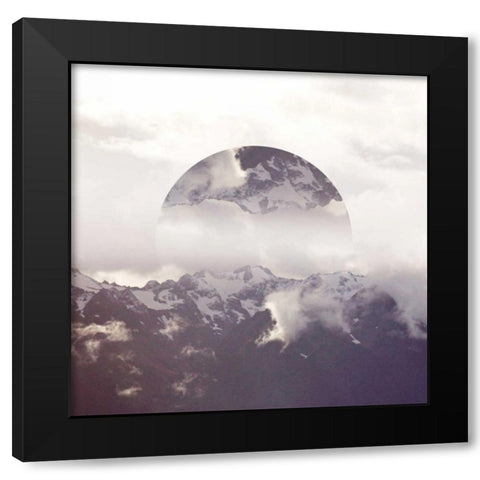 Reflected Landscape IV Black Modern Wood Framed Art Print by Marshall, Laura