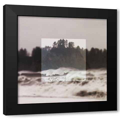 Framed Landscape III Black Modern Wood Framed Art Print with Double Matting by Marshall, Laura