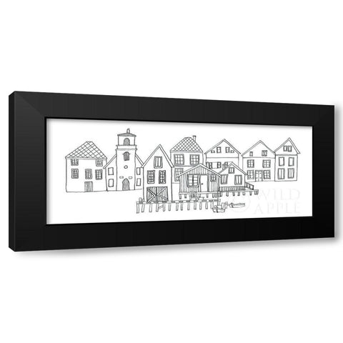 Nordic Village III Horizontal Black Modern Wood Framed Art Print by Tillmon, Avery
