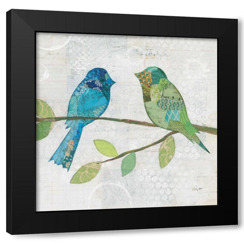 Catching Up III Black Modern Wood Framed Art Print by Prahl, Courtney