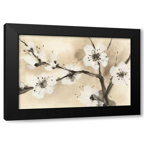 Spring Blossoms I Crop Black Modern Wood Framed Art Print with Double Matting by Paschke, Chris
